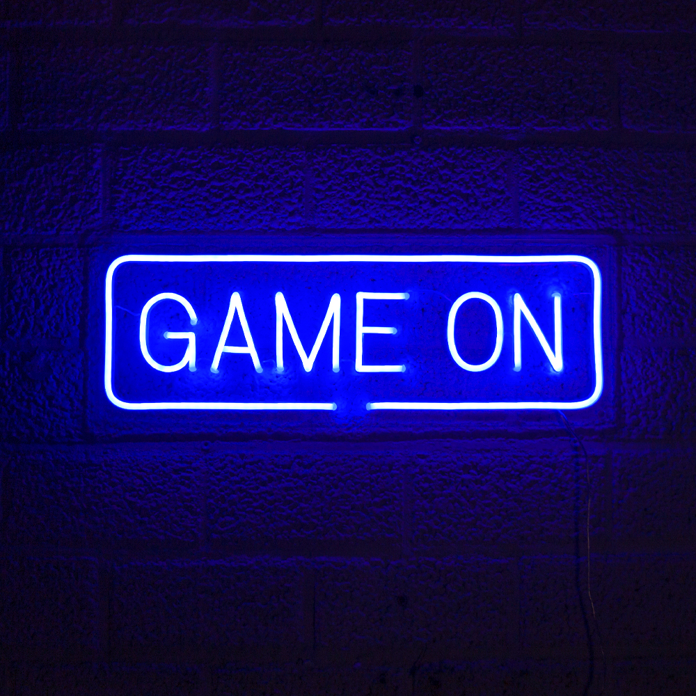 Wonderbaarlijk donor Meditatief LED Neon Sign Game On - Sfeerbaas - Gameroom - Interieur