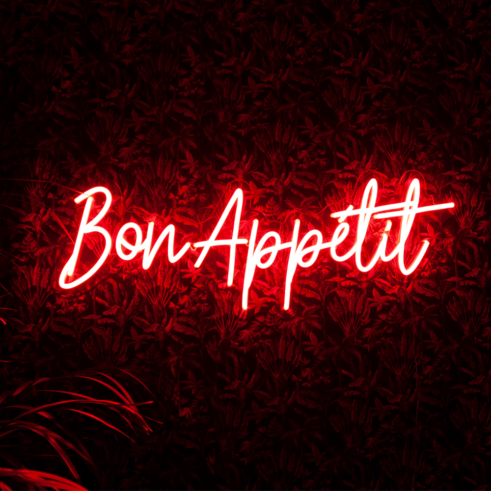 LED Neon Sign Bon Appétit