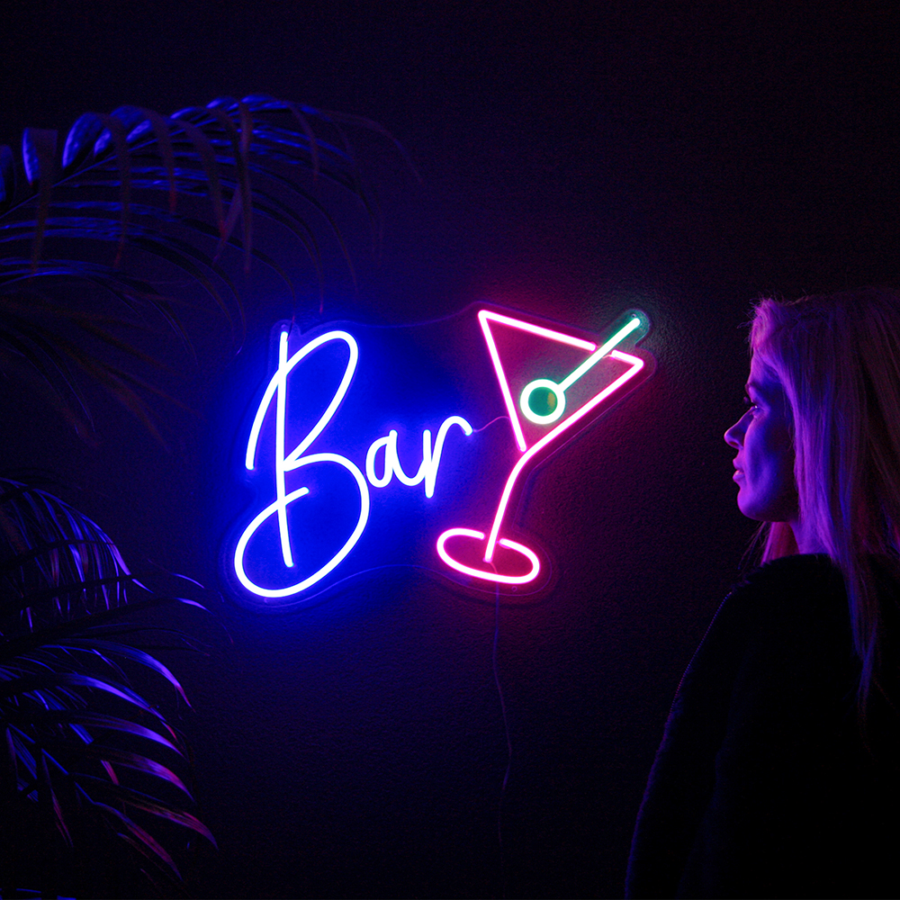 LED Neon Sign Bar