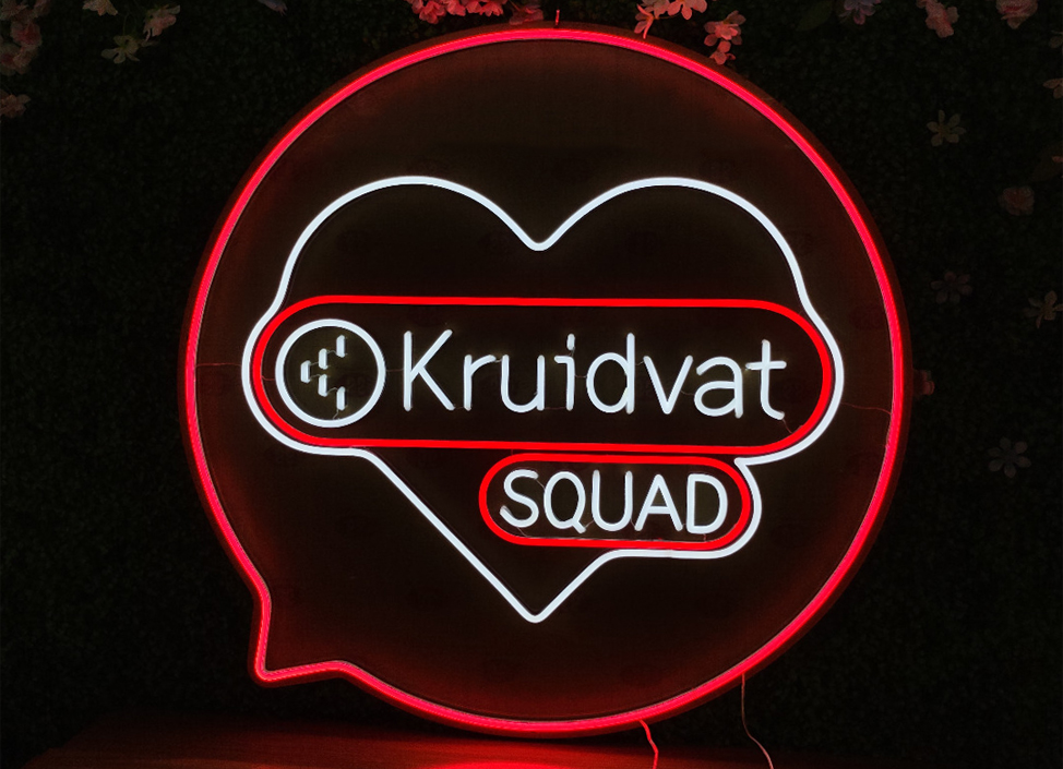 kruidvat neon sign sfeerbaas