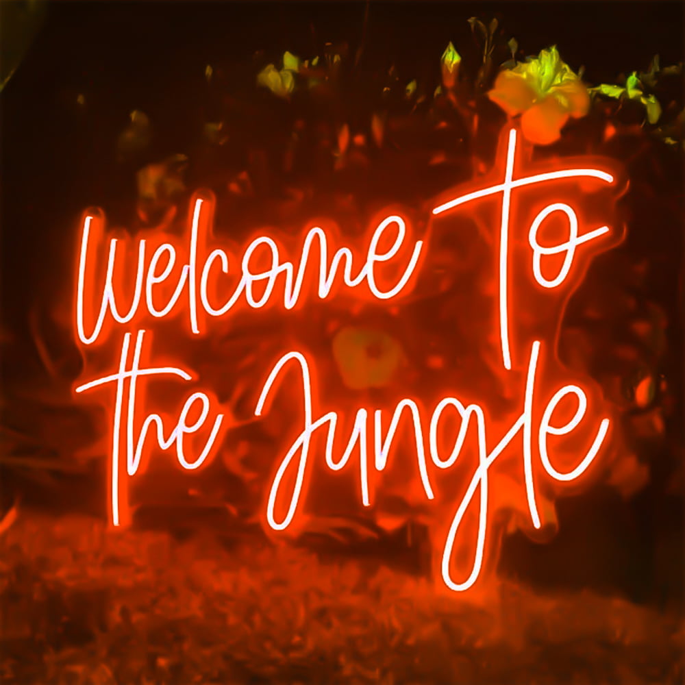 LED Neon Sign Welcome To The Jungle
