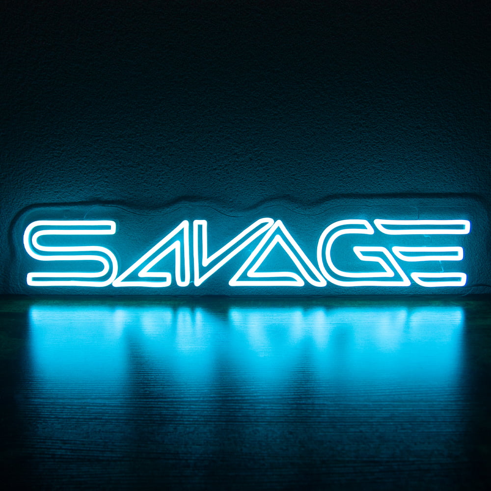 LED Neon Sign Savage