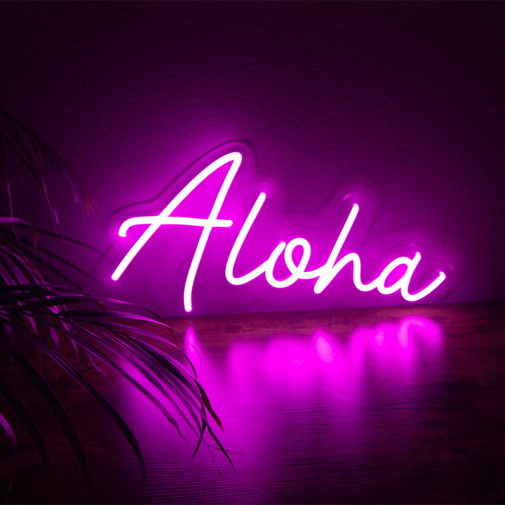 tropisch neon sign aloha neonverlichting