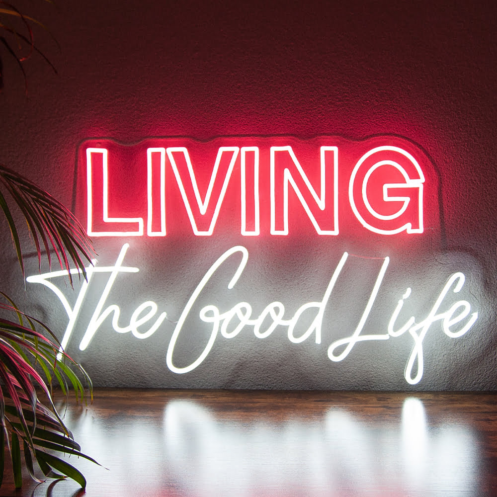 LED Neon Sign Living The Goodlife